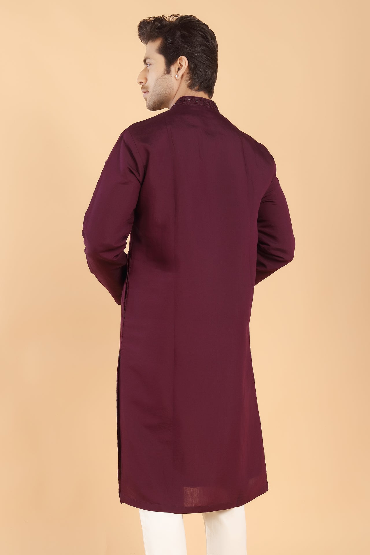 Maroon Noir Kurta