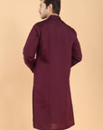 Maroon Noir Kurta