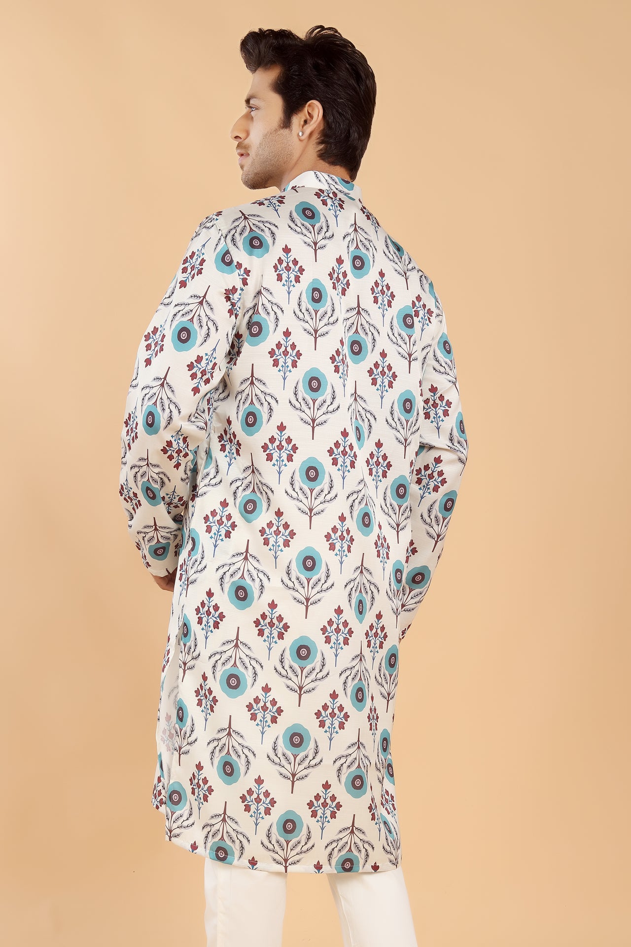 Ivory Aqua Kurta