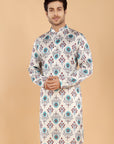 Ivory Aqua Kurta