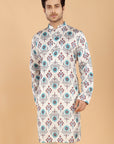 Ivory Aqua Kurta