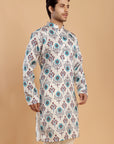 Ivory Aqua Kurta