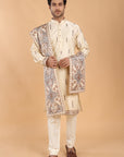 Fawn Kurta with Dupatta