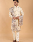 Fawn Kurta with Dupatta