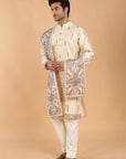 Fawn Kurta with Dupatta