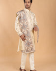 Fawn Kurta with Dupatta