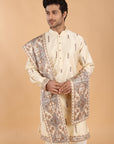 Fawn Kurta with Dupatta