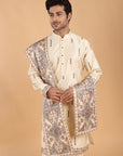 Fawn Kurta with Dupatta