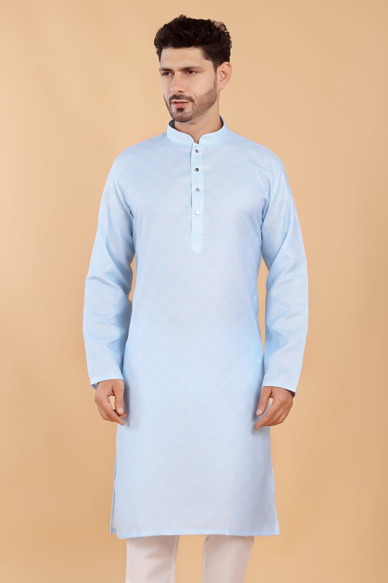 Spring Fling Blue Kurta