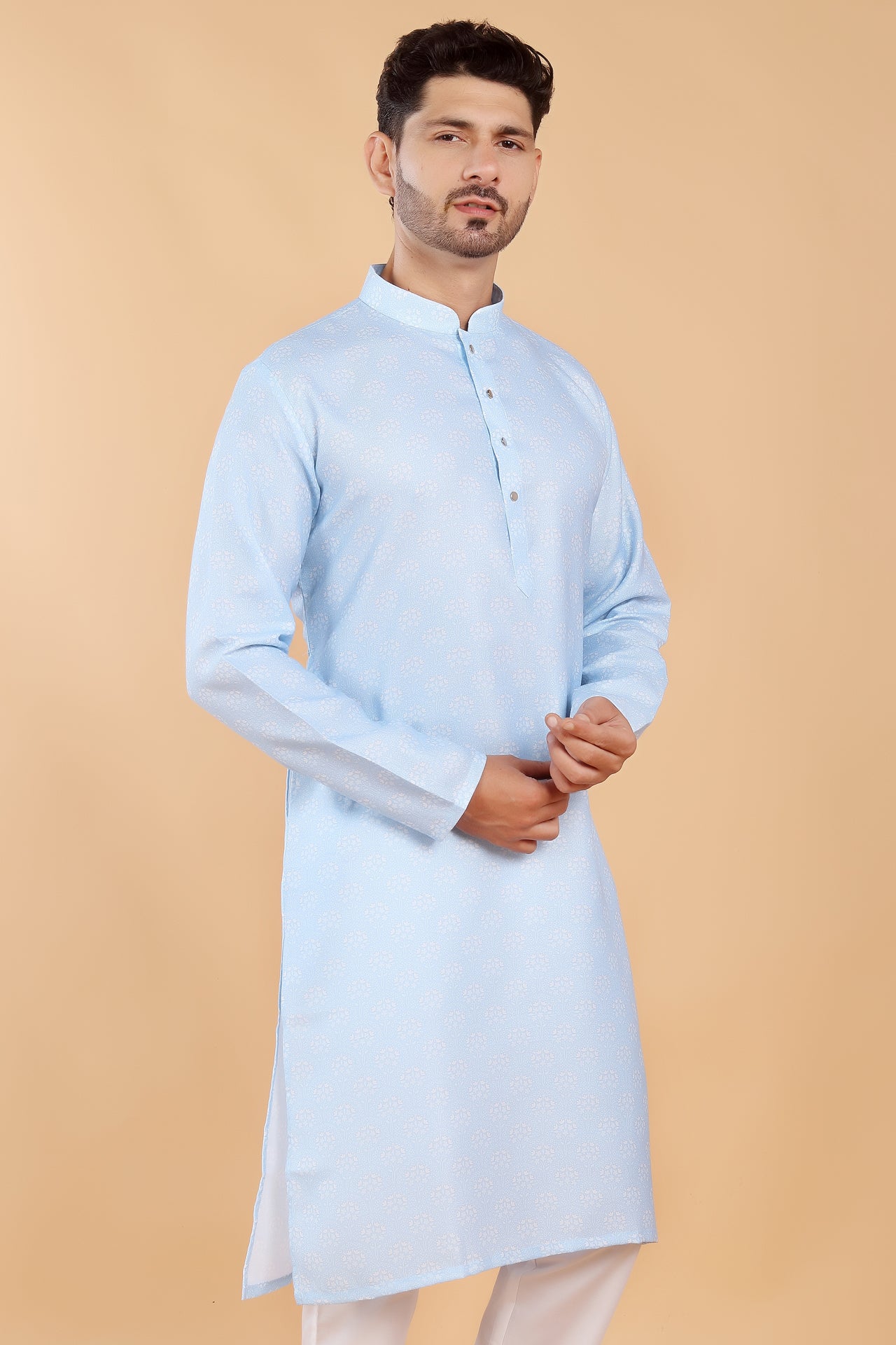 Spring Fling Blue Kurta