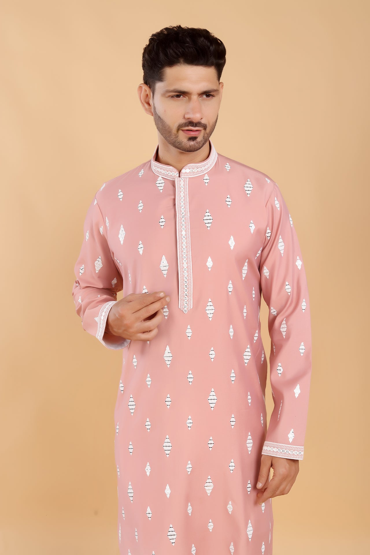 Rosy Radiance Kurta