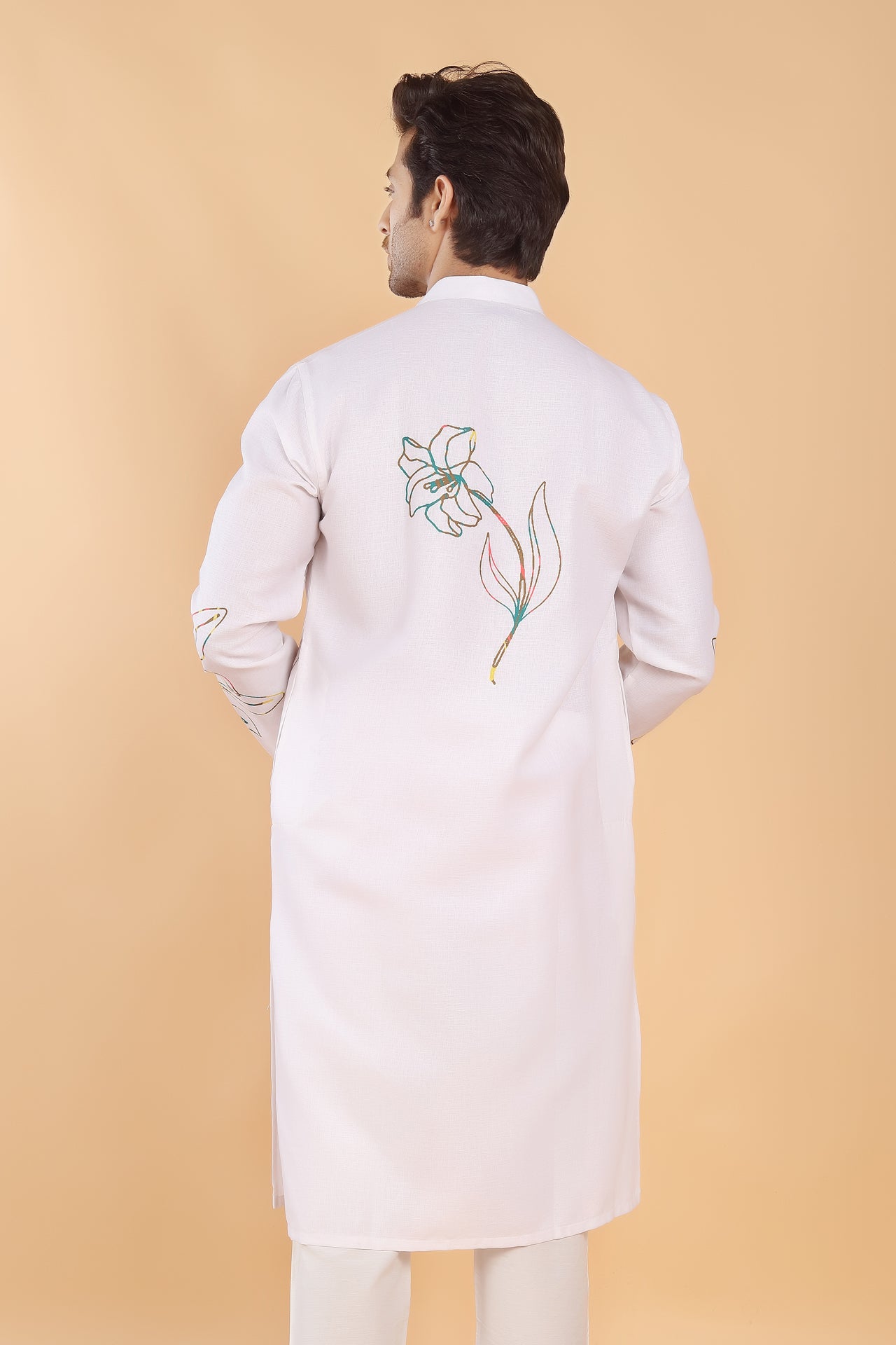 Sketch Bloom Kurta