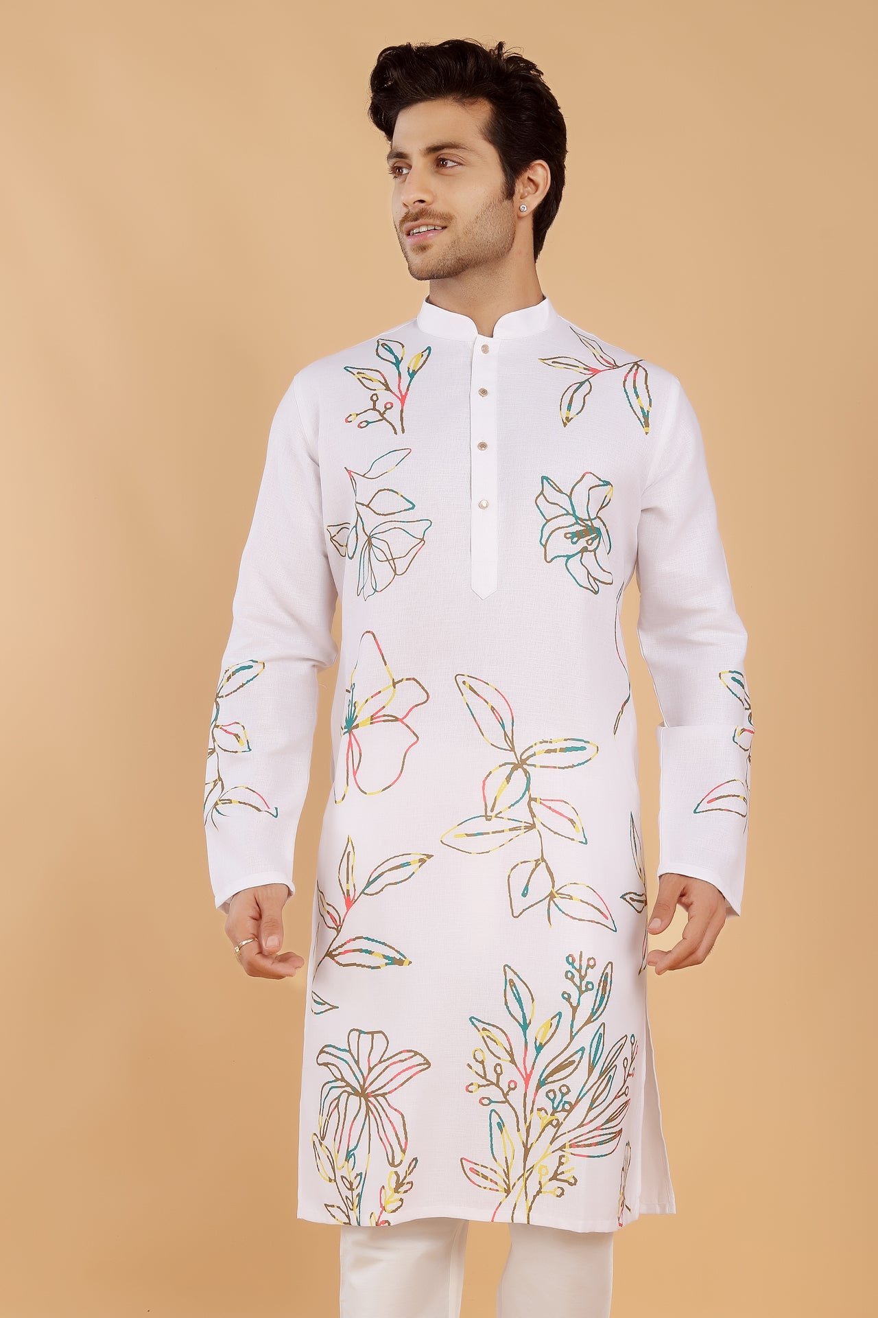 Sketch Bloom Kurta