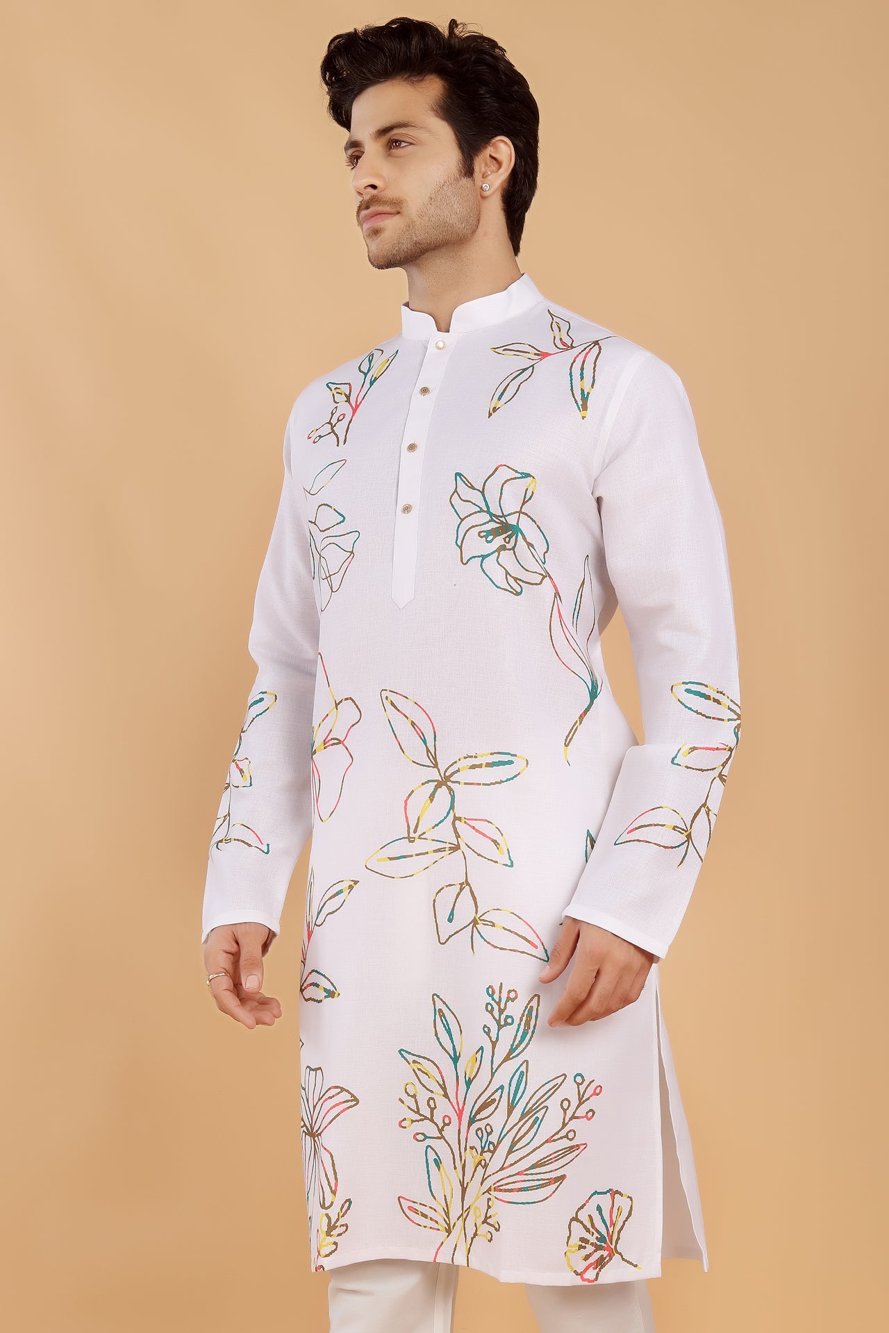 Sketch Bloom Kurta