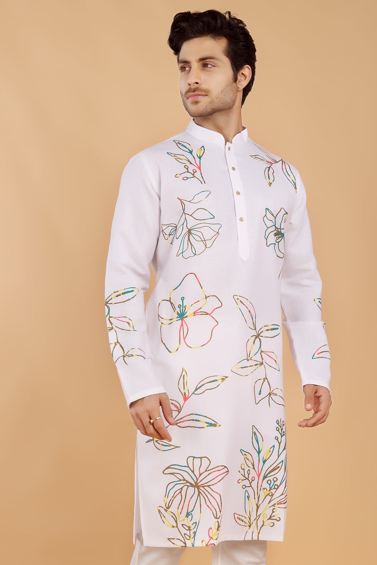 Sketch Bloom Kurta