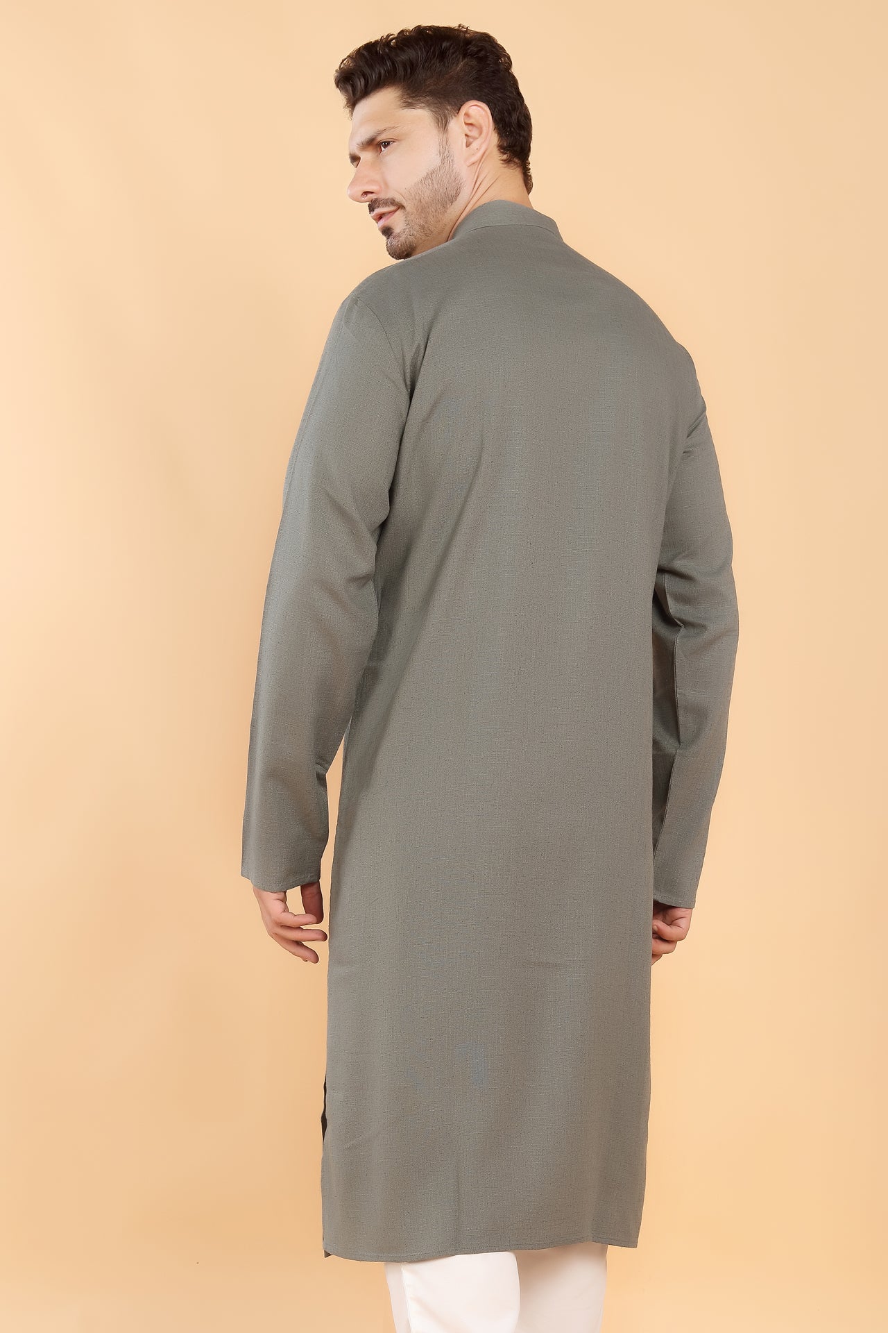 Sage Linen Kurta