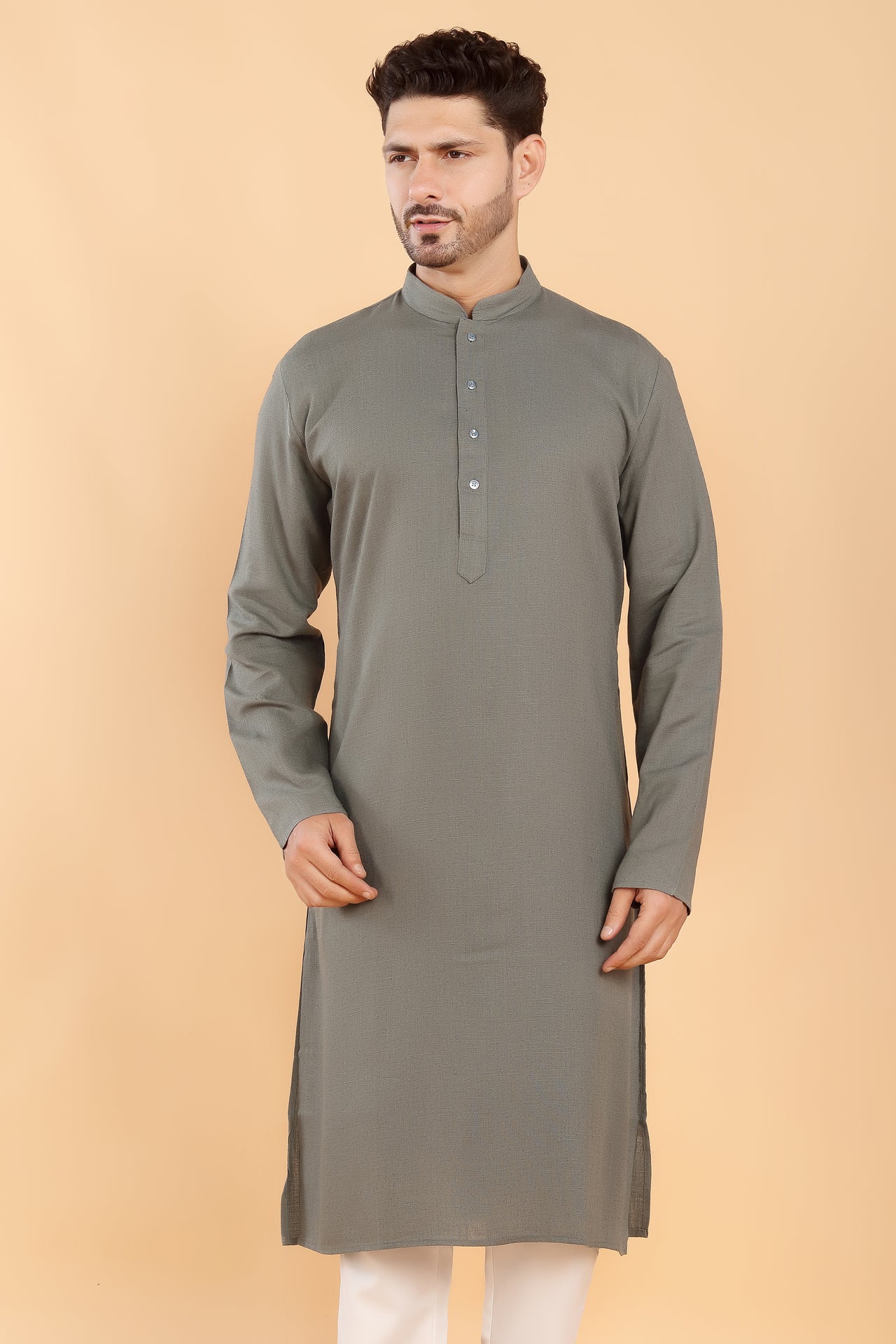 Sage Linen Kurta