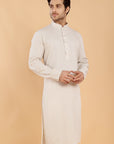 Ivory Linen Kurta