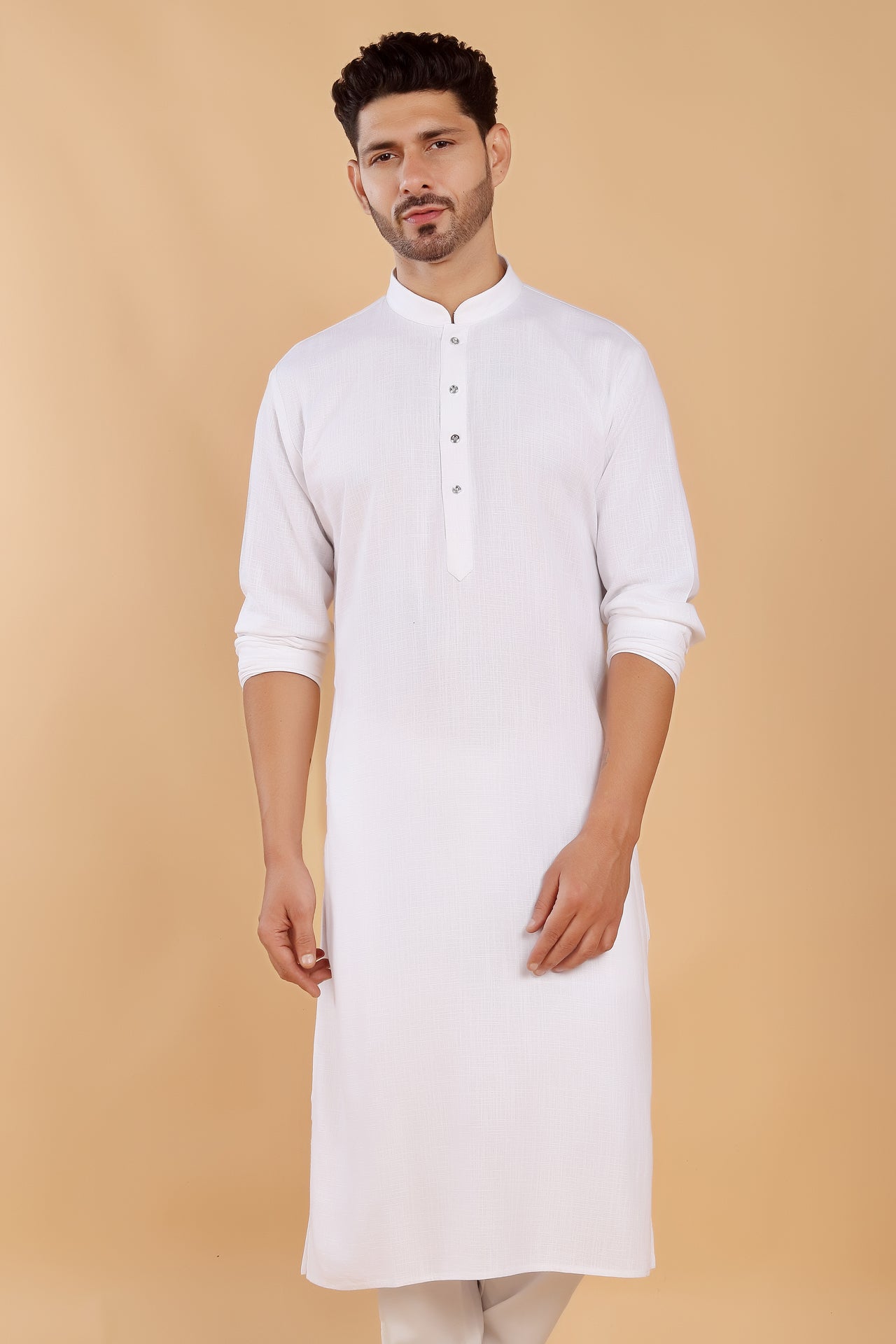 White Linen Kurta