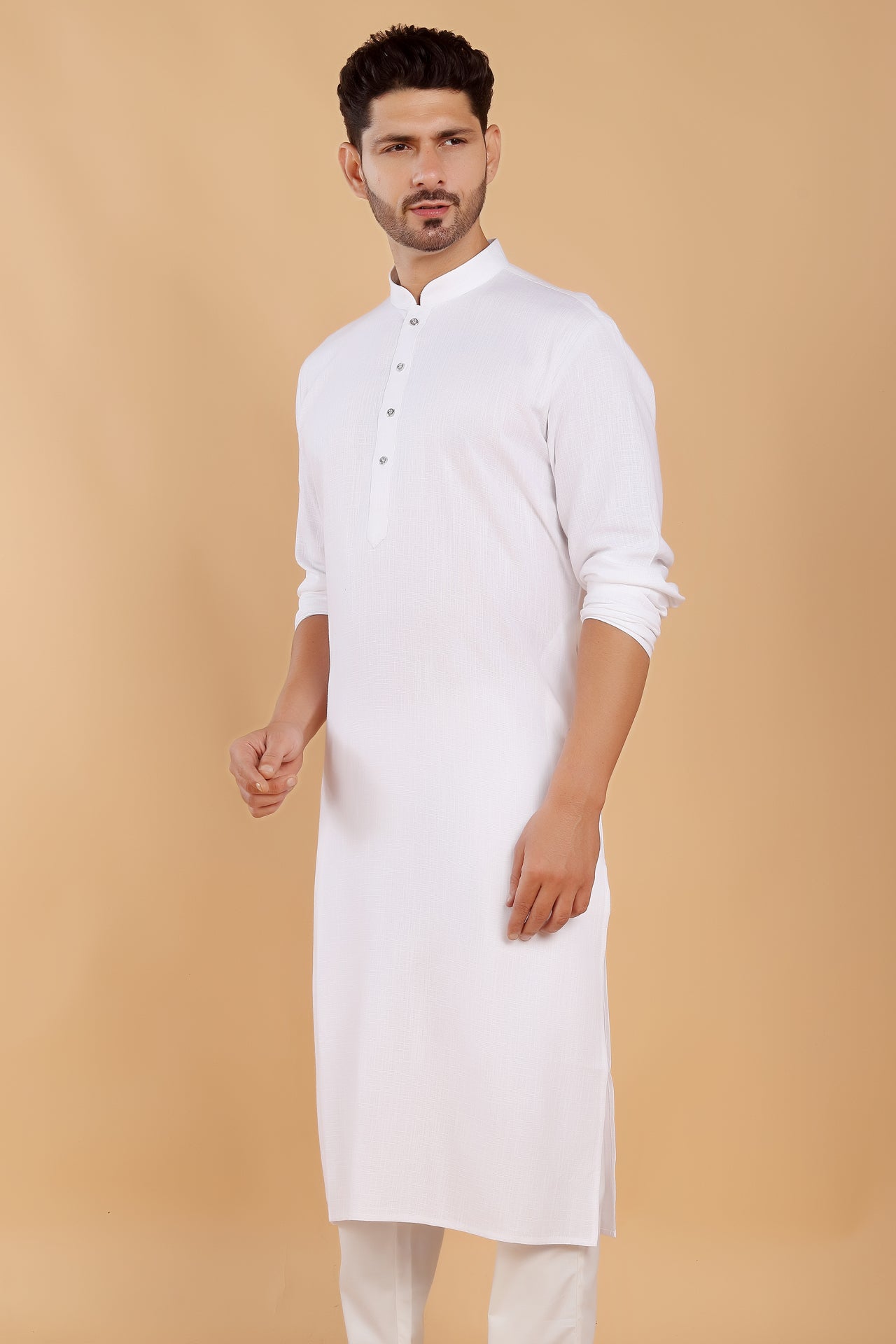 White Linen Kurta