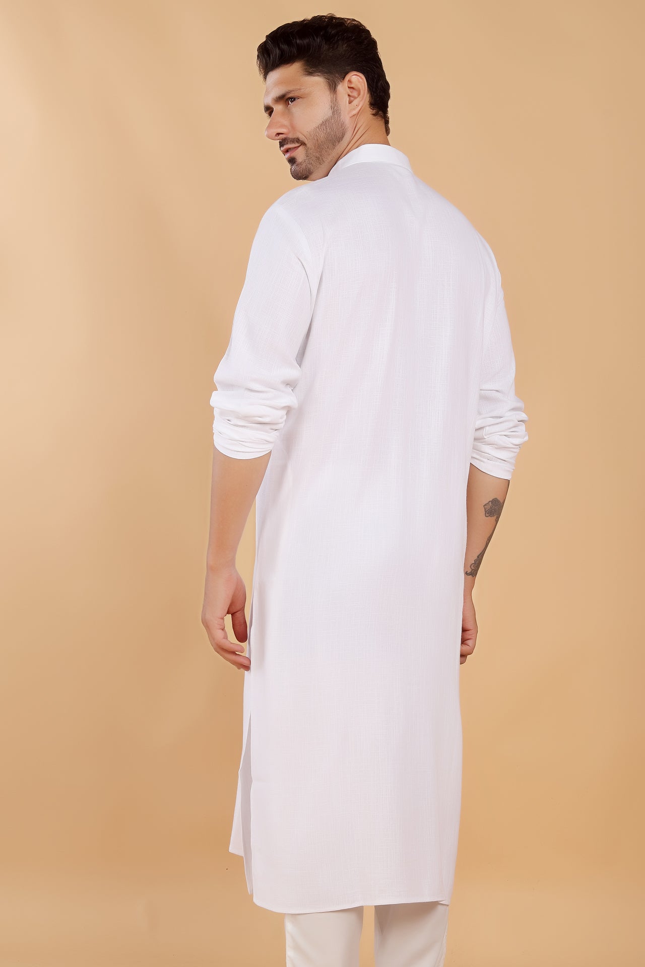 White Linen Kurta