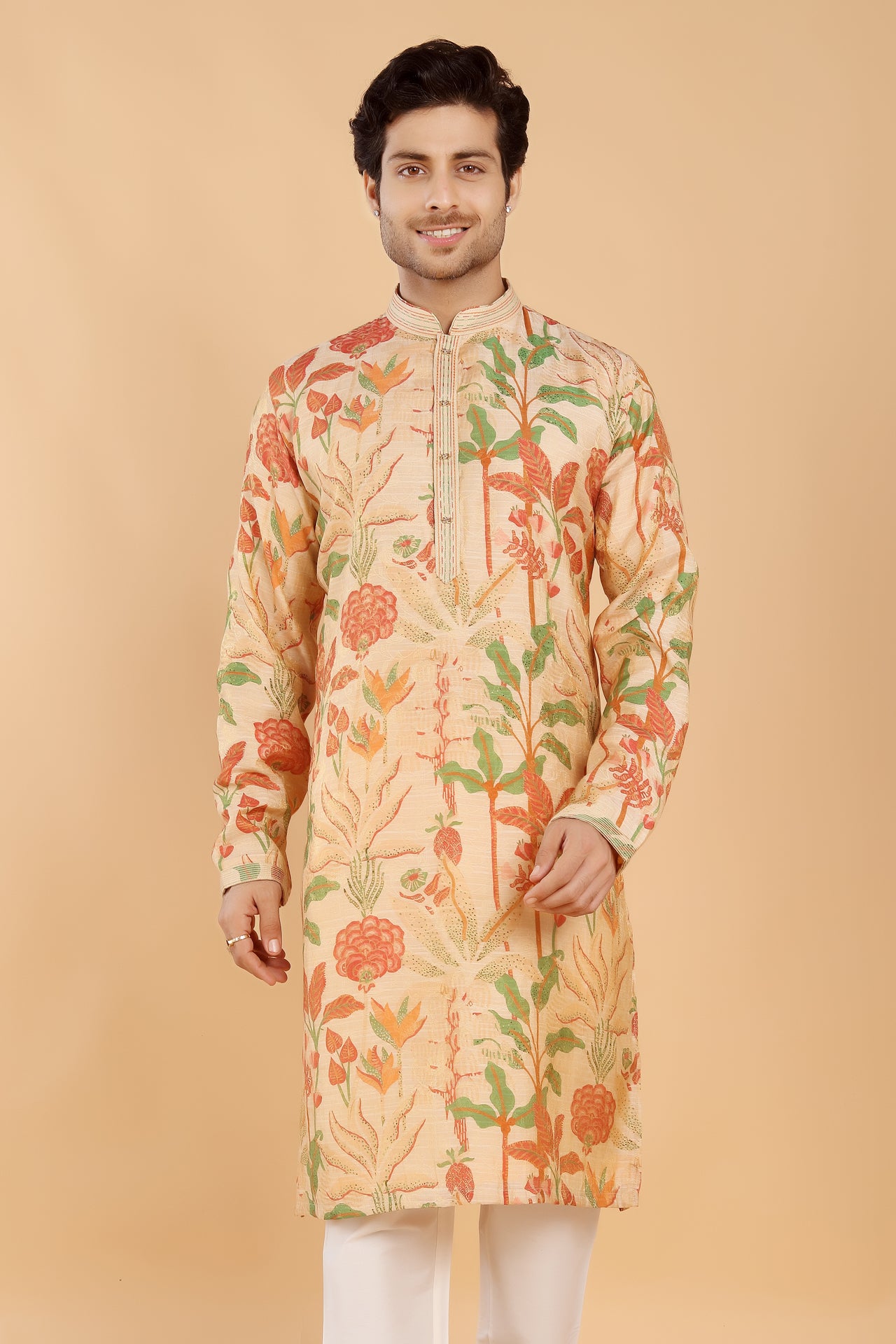 Spring Beige Kurta