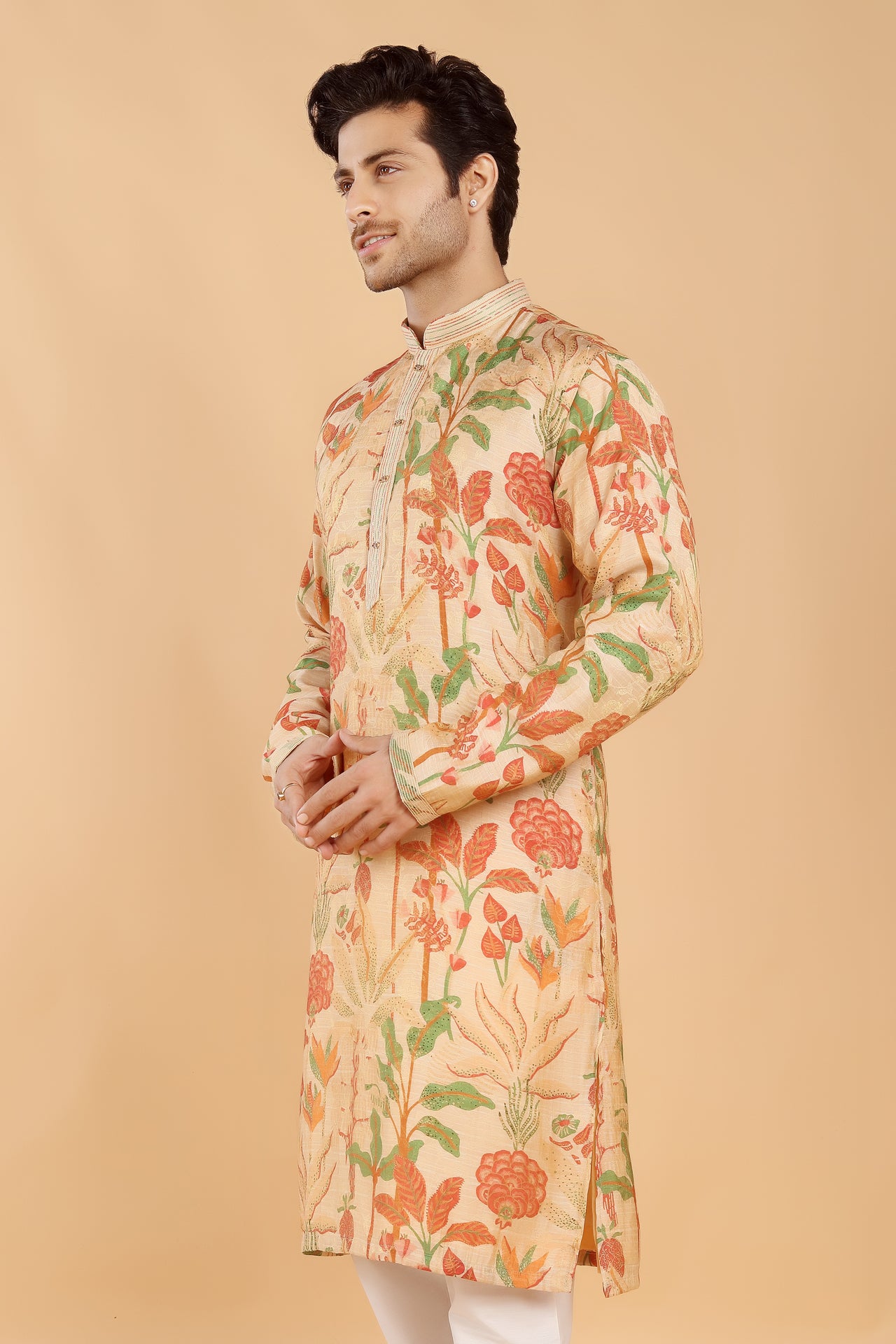 Spring Beige Kurta