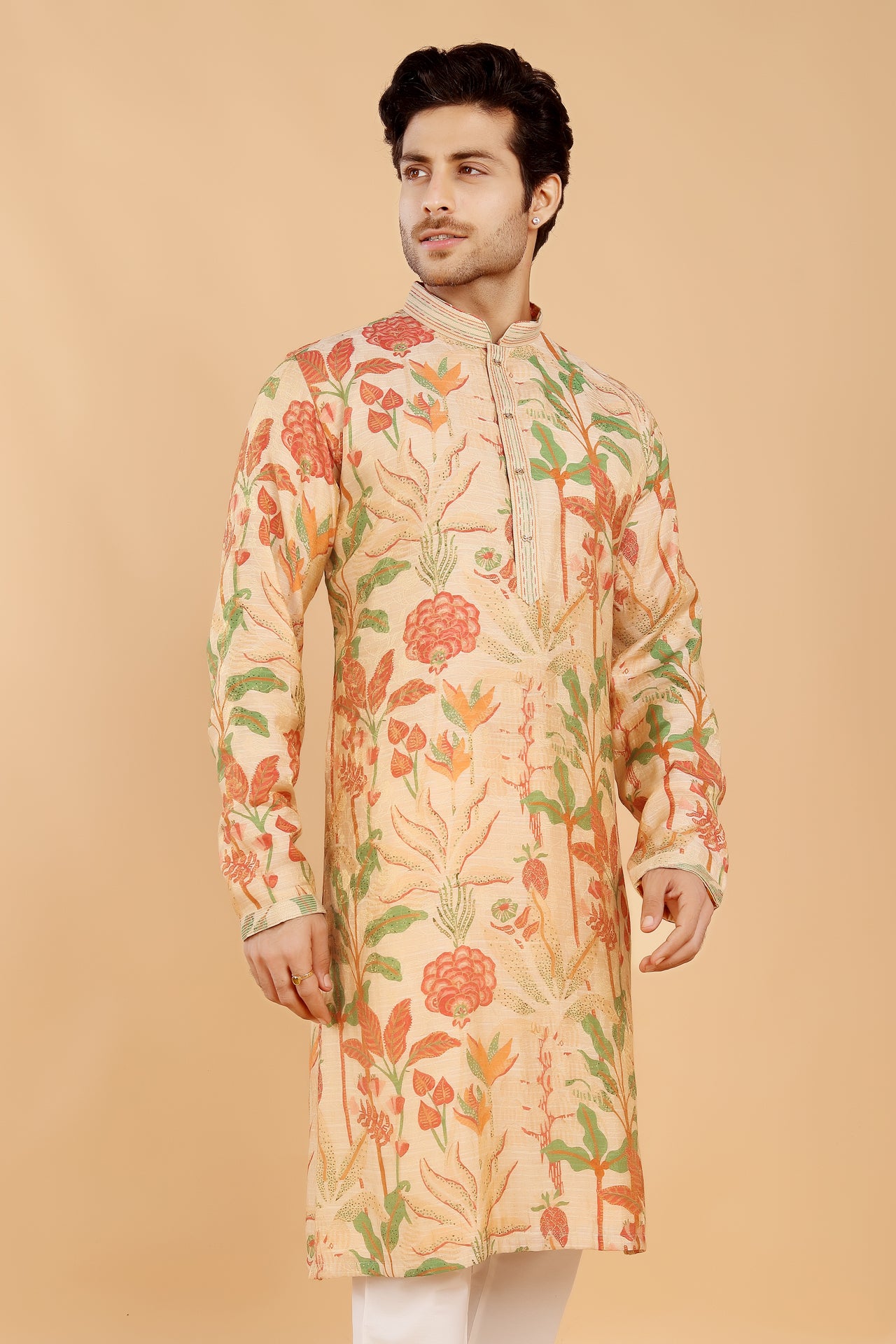 Spring Beige Kurta