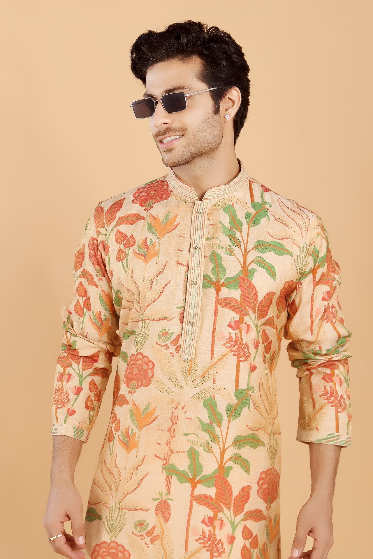 Spring Beige Kurta