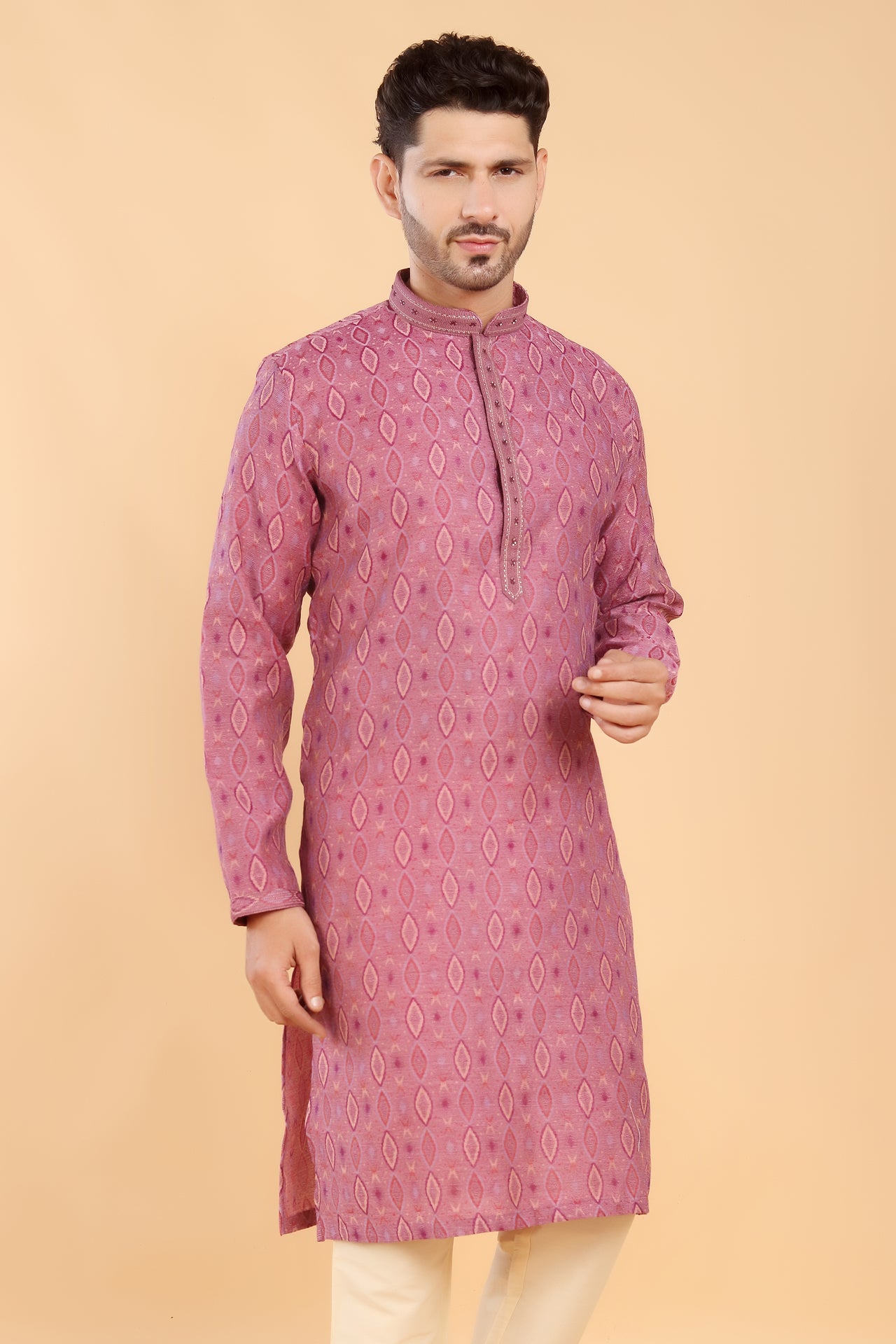 Fuchsia Flame Kurta