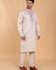 Champagne Kurta with That Subtle Spark