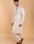 Champagne Kurta with That Subtle Spark