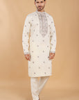 Ivory Kurta with That Subtle Spark