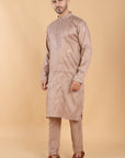 Brown Glaze Sequin Kurta Set