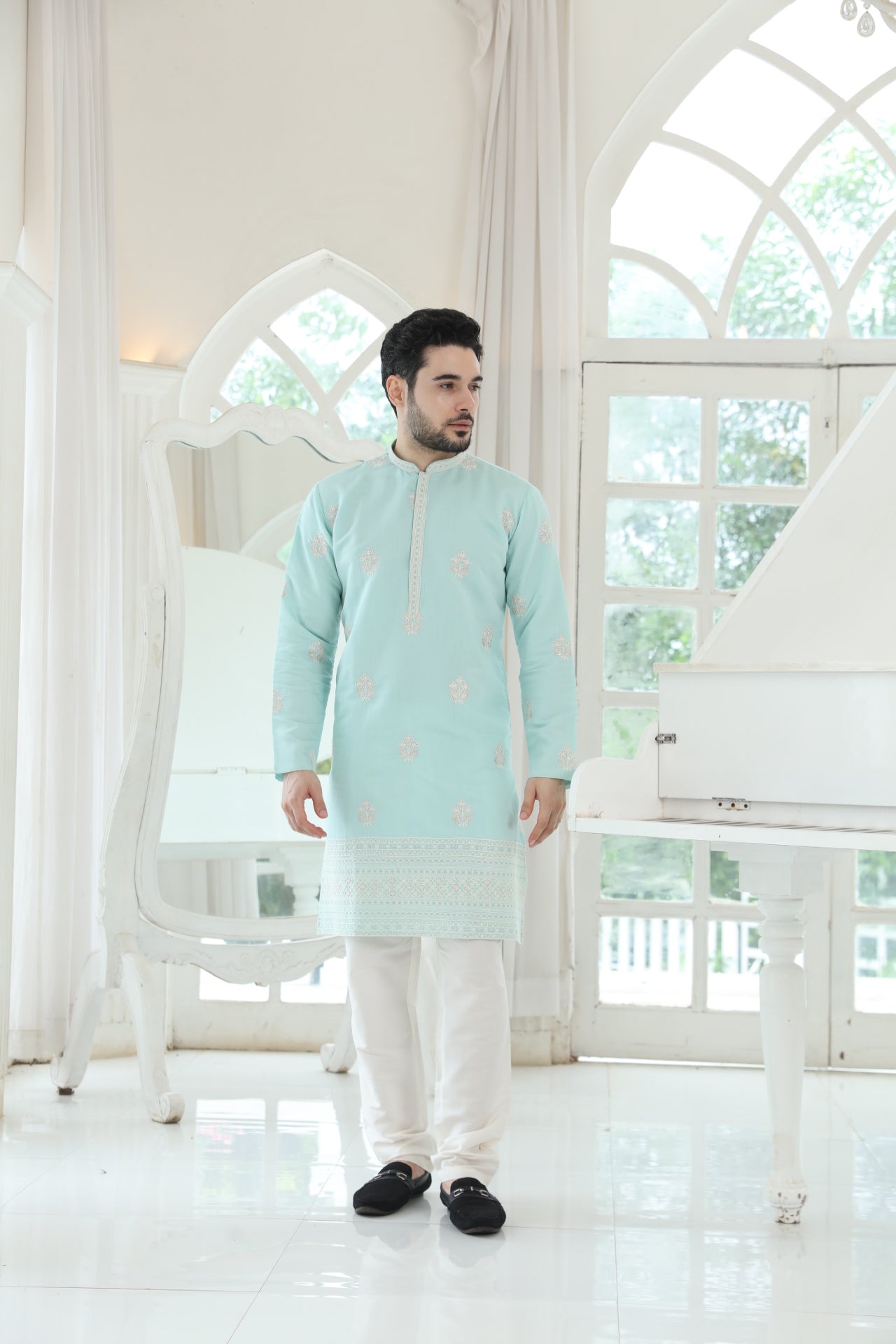 Serene Blue Kurta