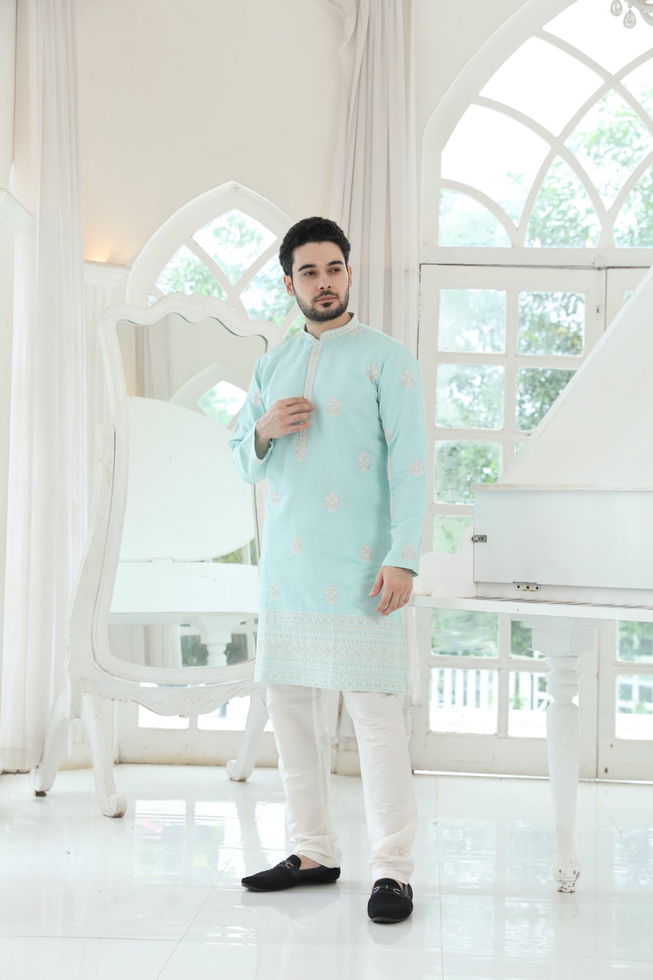 Serene Blue Kurta