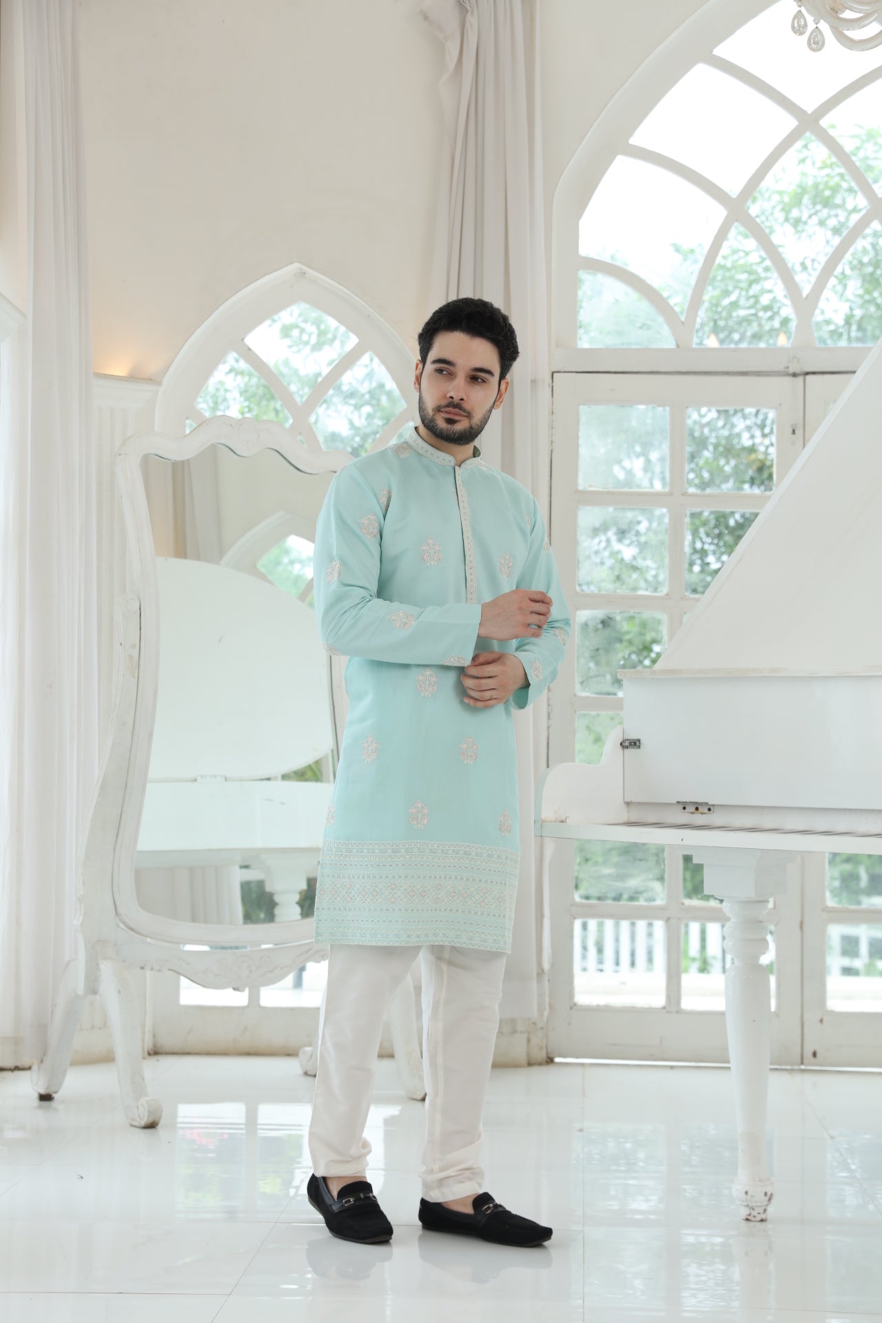 Serene Blue Kurta