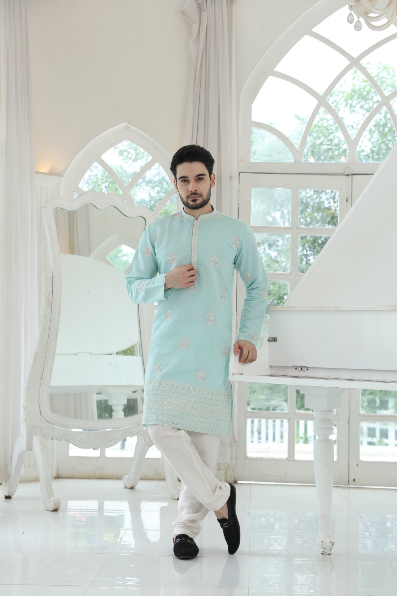 Serene Blue Kurta