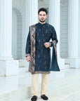 Deep Teal Kurta with Dupatta