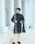 Deep Teal Kurta with Dupatta