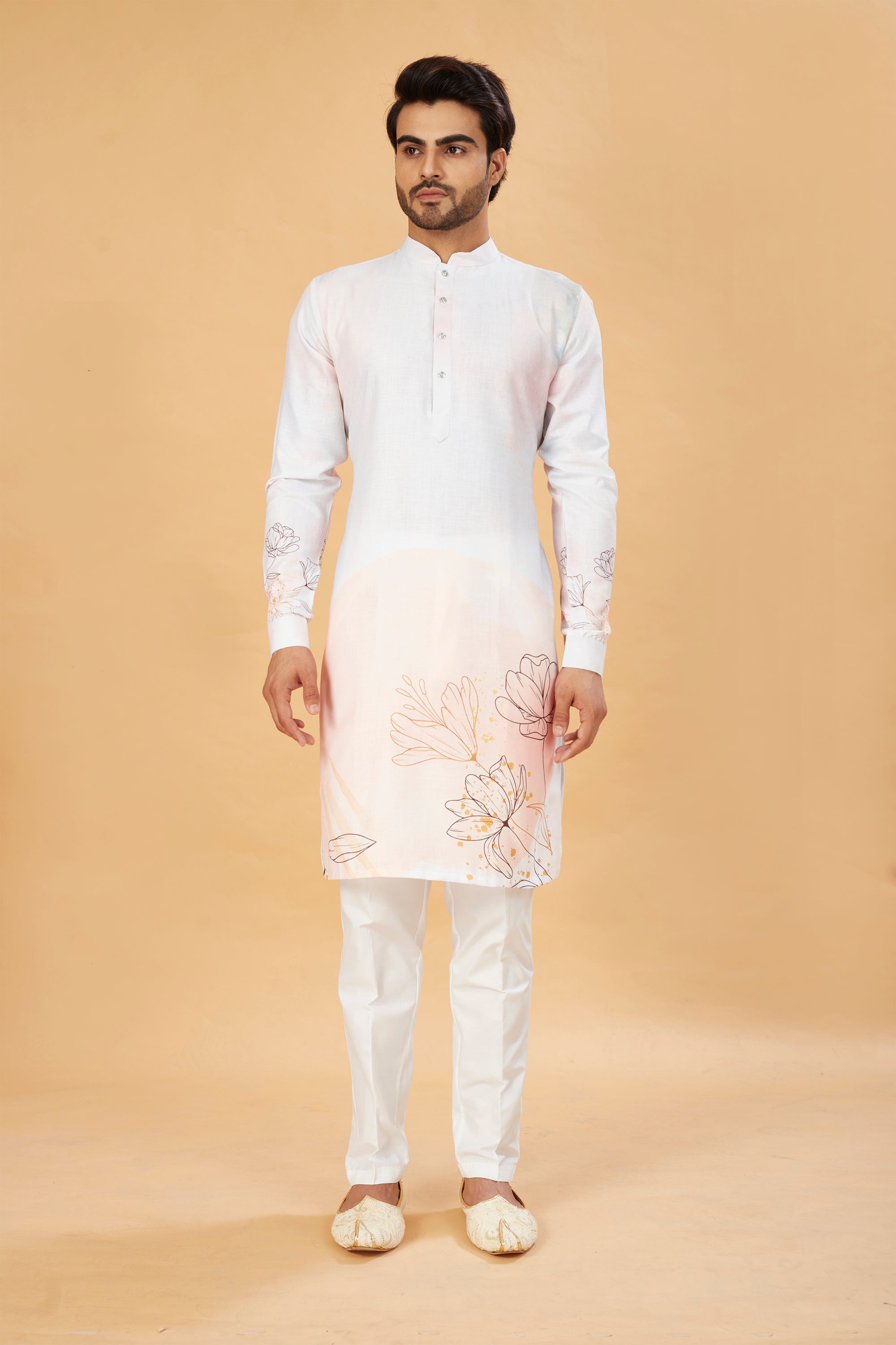 Blush Bloom Printed Kurta