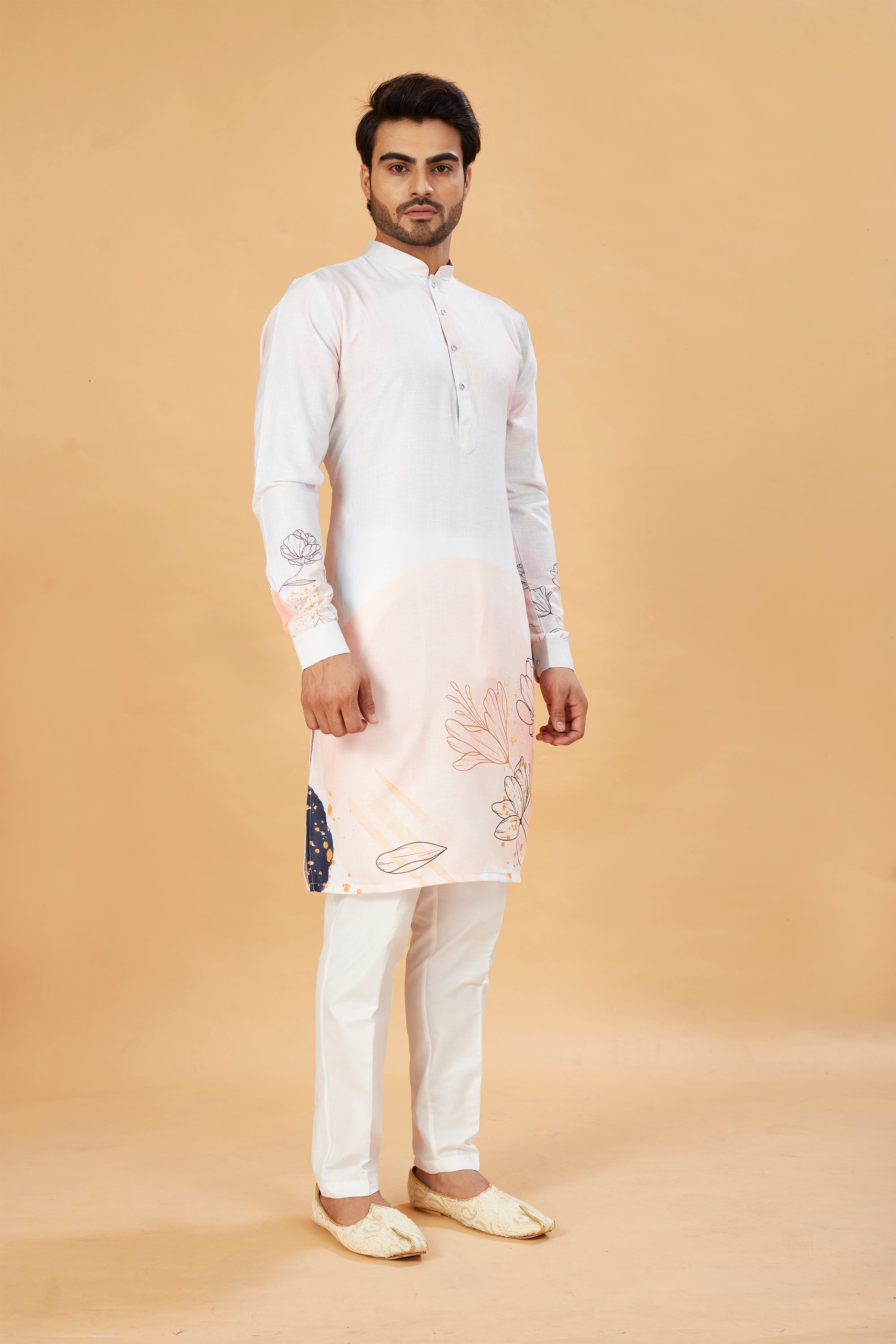 Blush Bloom Printed Kurta