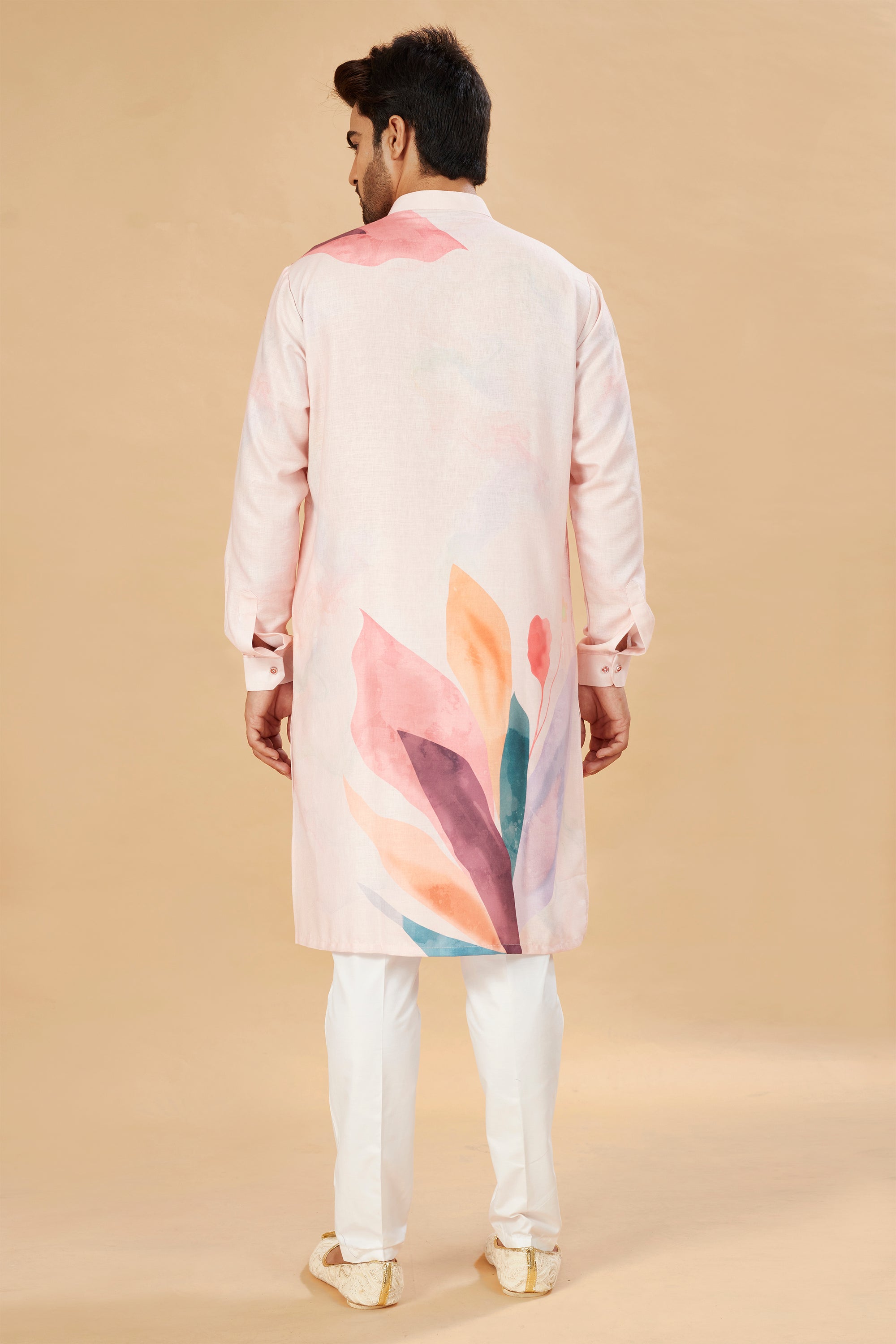Peach Bloom Kurta