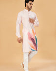 Peach Bloom Kurta