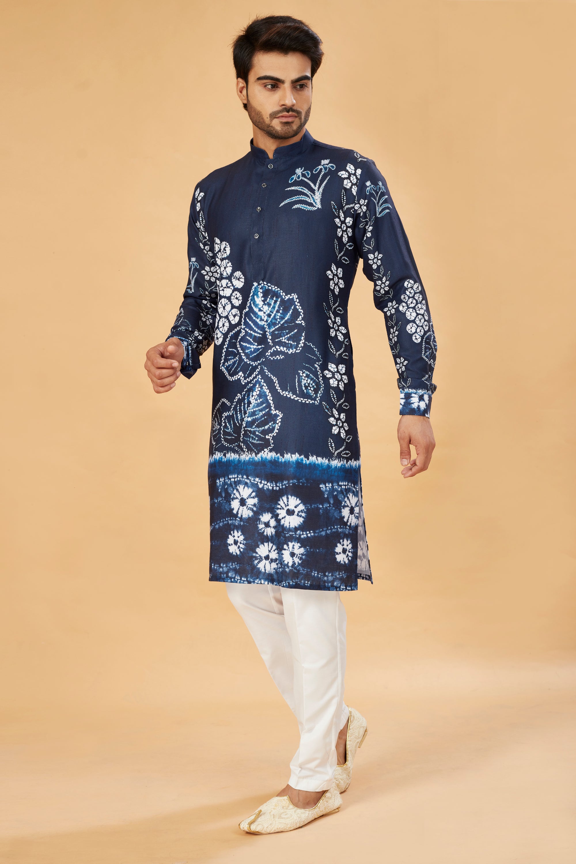 Indigo Bloom Kurta