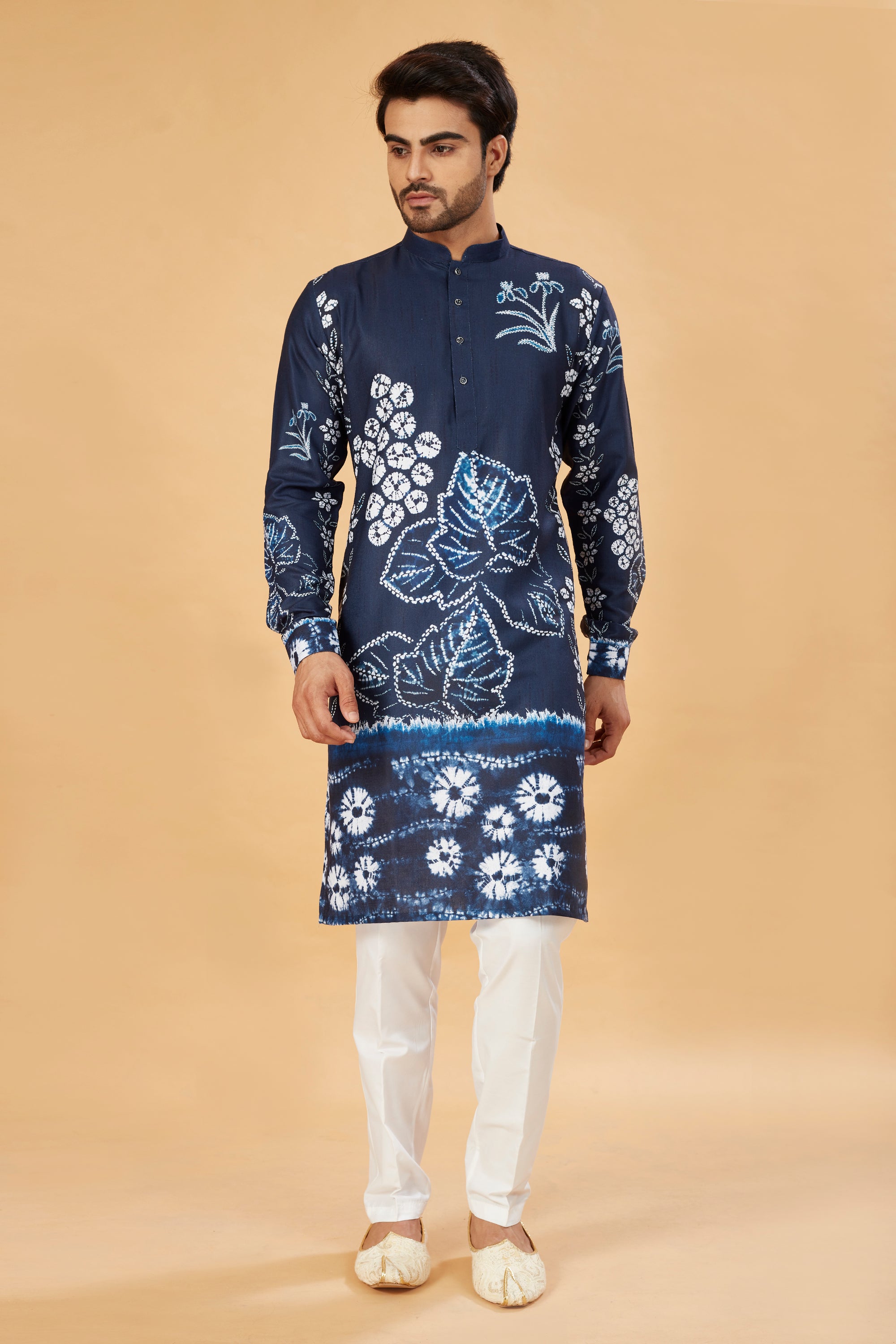 Indigo Bloom Kurta