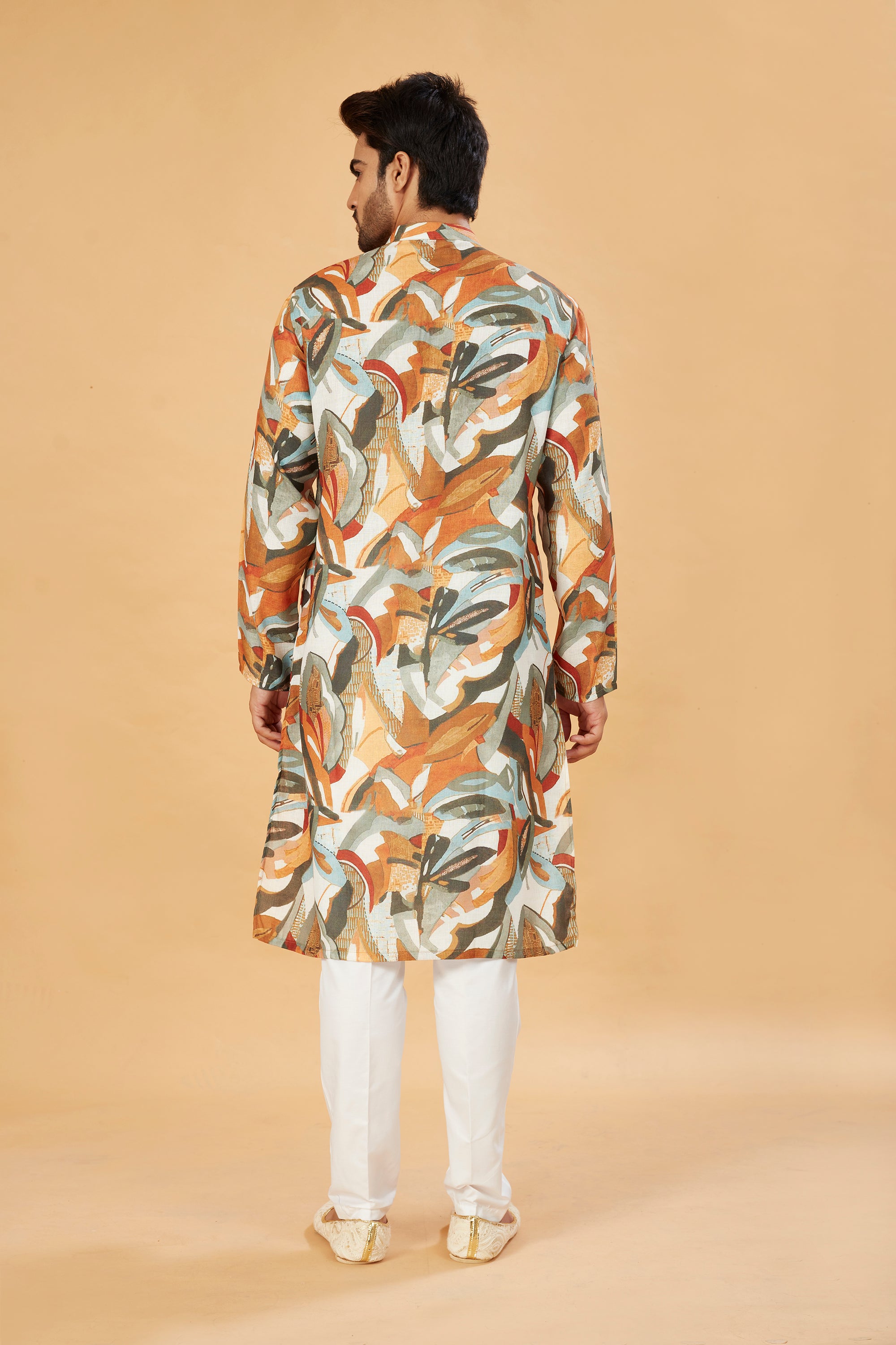 Earthy Abstract Printed Kurta
