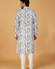 Monochrome Mosaic Kurta