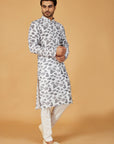 Monochrome Mosaic Kurta