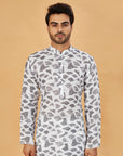 Monochrome Mosaic Kurta